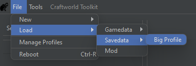 File Load Savedata Big Profile